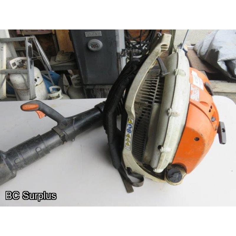 Q-446: Stihl 65cc Backpack Blower