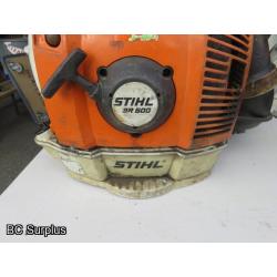 Q-447: Stihl BR500 Backpack Blower