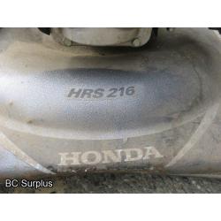 Q-450: Honda HRS216 Push Mower