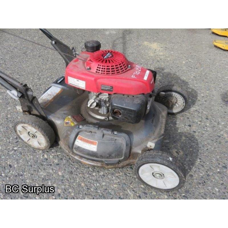 Q-450: Honda HRS216 Push Mower