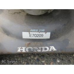 Q-451: Honda HRS216 Push Mower