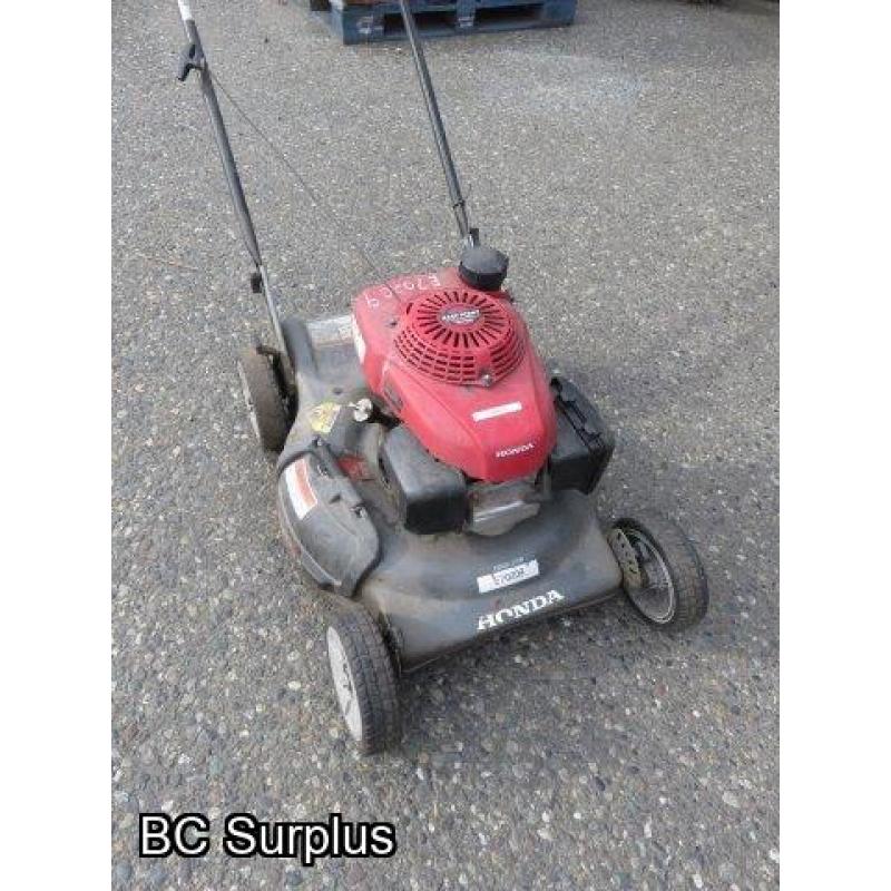 Q-451: Honda HRS216 Push Mower