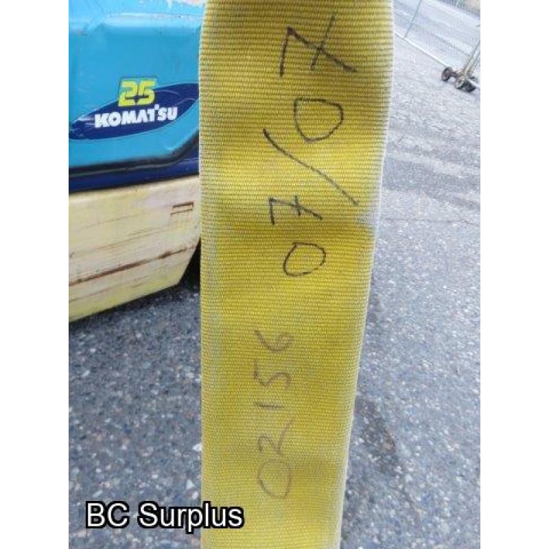 Q-459: Fire Hose – 2.5 Inch – 4 Used Lengths – 50 Ft Each – Yellow