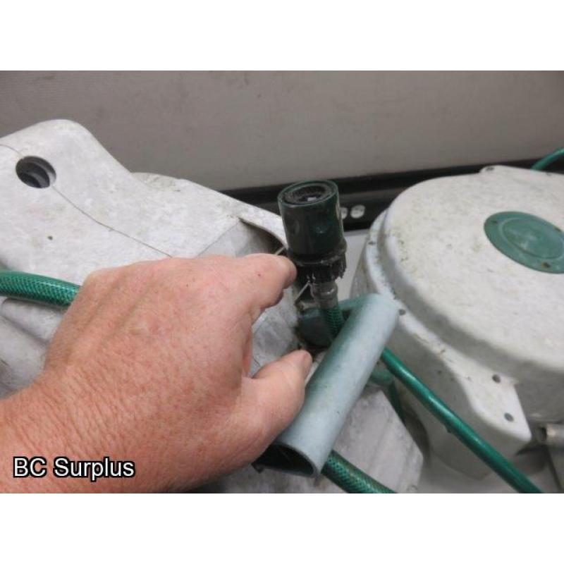 Q-462: YardWorks Retractable Hose Reels – 2 Items