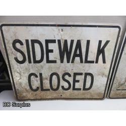 Q-464: Vintage Street Signs – 2 Items