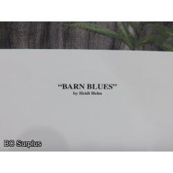 Q-489: Heidi Hehn Limited Edition Print - “Barn Blues”