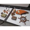 Q-497: Wood Carvings & Wall Clock – 1 Lot