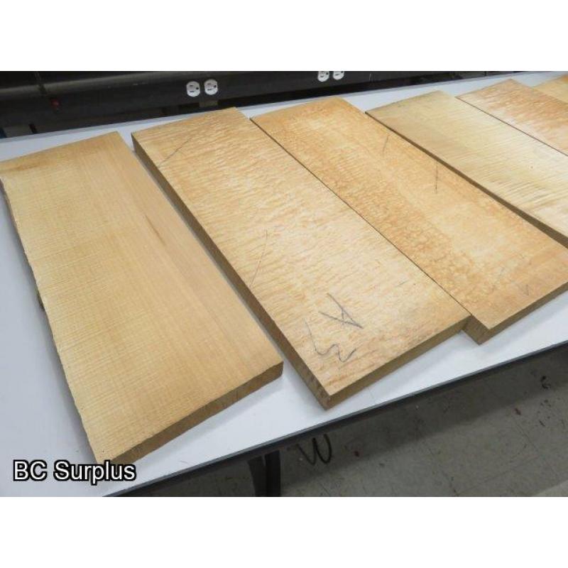 Q-499: Carving Wood Sections – Maple? - 7 Items