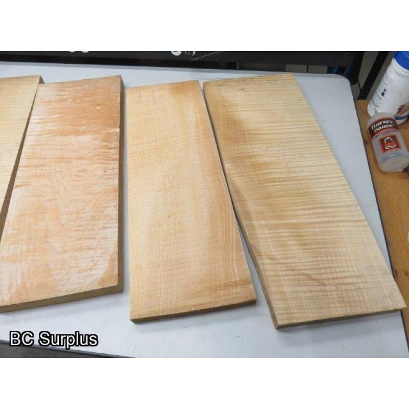 Q-499: Carving Wood Sections – Maple? - 7 Items