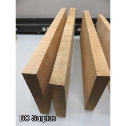 Q-499: Carving Wood Sections – Maple? - 7 Items