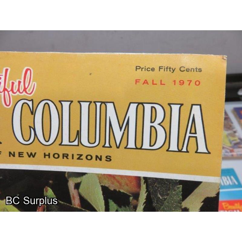 Q-506: Vintage “Beautiful British Columbia” Magazines – Ref Books