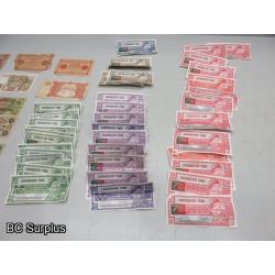 Q-509: Foreign Currency & Canadian Tire Money – 1 Lot