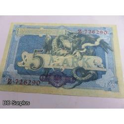 Q-509: Foreign Currency & Canadian Tire Money – 1 Lot