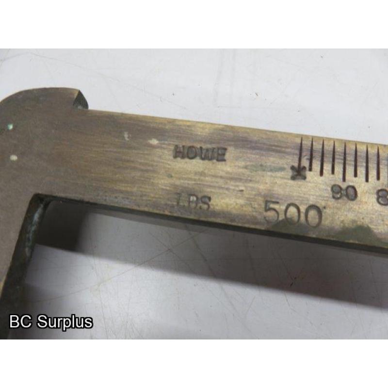 Q-518: 500 Pound Beam Scale