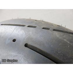 Q-520: Dunlop 180/60R16 Motorcycle Tire on Honda Rim & Parts