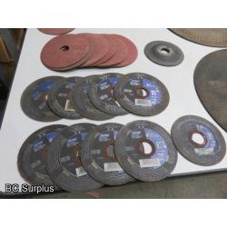 Q-524: Cutting Discs & Grinding Wheels – Various – 1 Lot