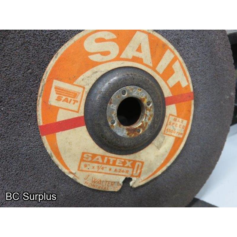 Q-524: Cutting Discs & Grinding Wheels – Various – 1 Lot