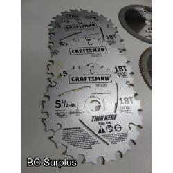 Q-525: Saw Blades & Sand Paper – 1 Lot