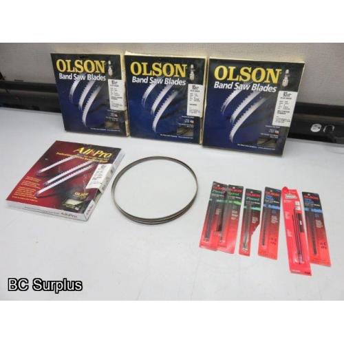 Q-528: Band Saw Blades & Scroll Saw Blades – 1 Lot