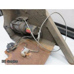 Q-536: Warn A2000 Electric Winch in Steel Bracket