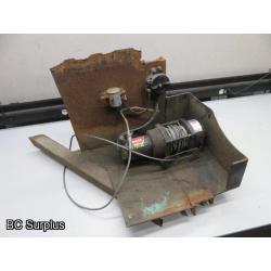 Q-536: Warn A2000 Electric Winch in Steel Bracket