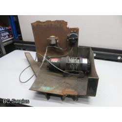 Q-536: Warn A2000 Electric Winch in Steel Bracket