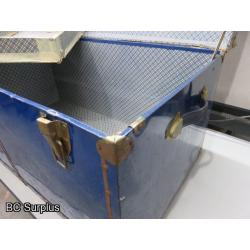 Q-537: Tin-Wrapped Steamer Trunk