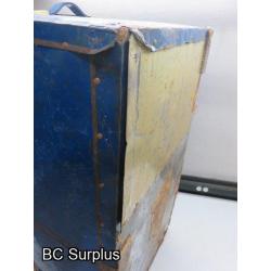 Q-537: Tin-Wrapped Steamer Trunk