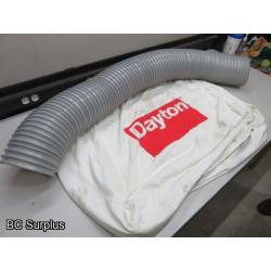 Q-538: Dayton 3AA21B Drum-Style Dust Collector–Cage NOT Included