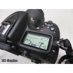 Q-558: Nikon D7200 Digital Camera; 24.2 Mega Pixel with Charger