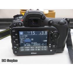 Q-561: Nikon D7100 Digital Camera; 24.2 Mega Pixel with Charger