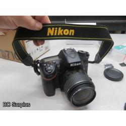 Q-562: Nikon D7100 Digital Camera; NO Charger – NO Battery