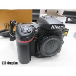 Q-564: Nikon D7100 Digital Camera Body with Battery but NO Charger