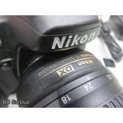 Q-566: Nikon D80 Digital Camera with Charger and Battery