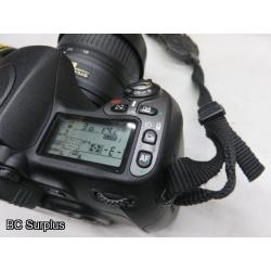 Q-566: Nikon D80 Digital Camera with Charger and Battery