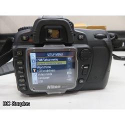 Q-566: Nikon D80 Digital Camera with Charger and Battery