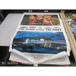 Q-568: Collectible Movie Posters and Promo Banners – 1 Lot