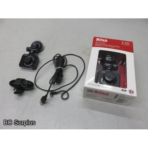 Q-569: Vehicle Dash Cameras – 1 Lot