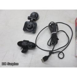 Q-569: Vehicle Dash Cameras – 1 Lot