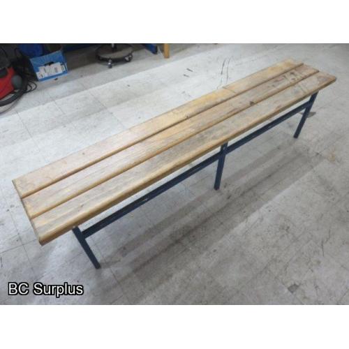 Q-571: Heavy Duty Steel Framed Bench