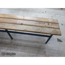 Q-571: Heavy Duty Steel Framed Bench