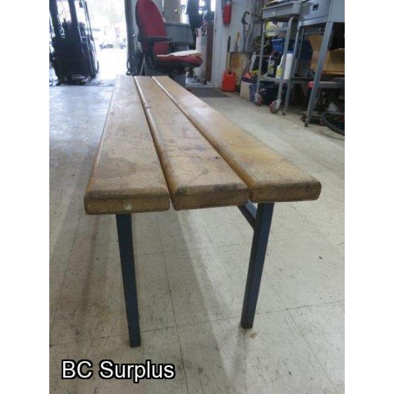 Q-571: Heavy Duty Steel Framed Bench