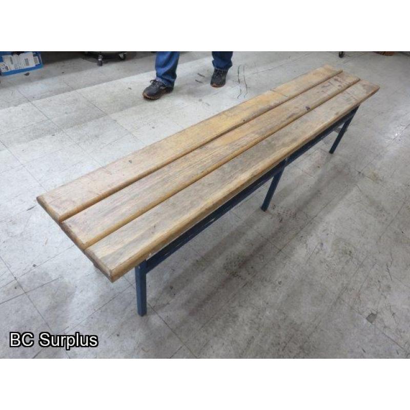 Q-571: Heavy Duty Steel Framed Bench