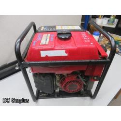 Q-554: Honda EM3000c Portable Gas Generator – 1031 Hours