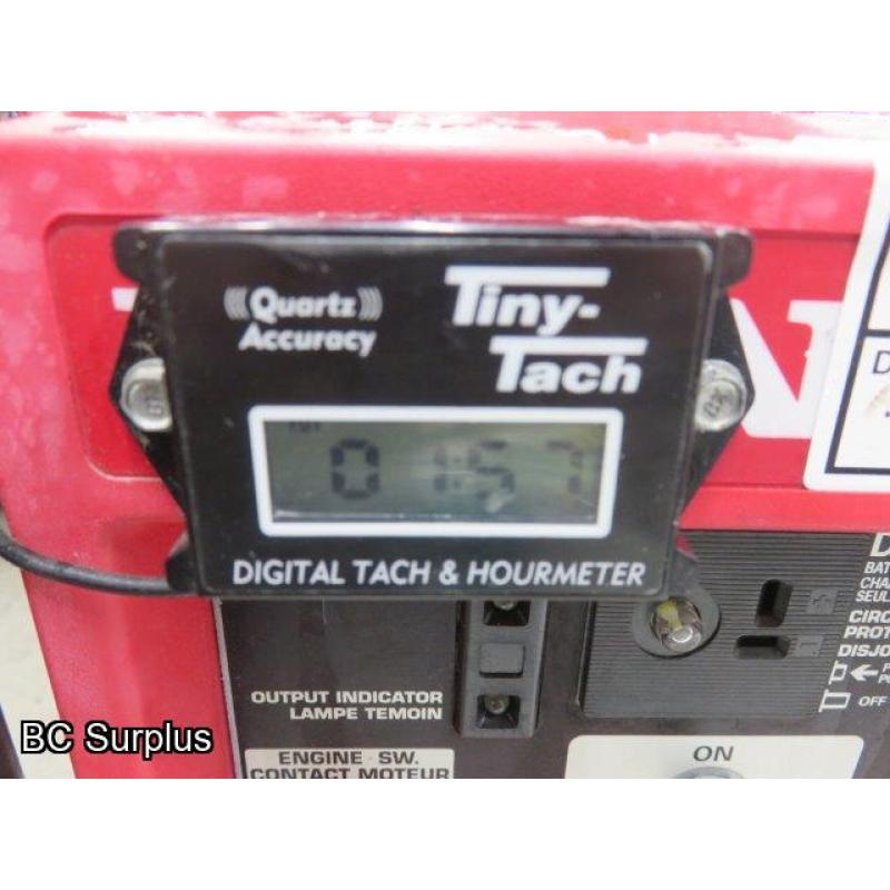 Q-556: Honda EM3000c Portable Gas Generator – 1 hour & 57 minutes