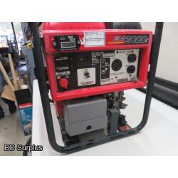 Q-556: Honda EM3000c Portable Gas Generator – 1 hour & 57 minutes