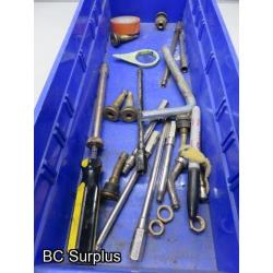 Q-586: Parts Tray & Tire Repair Supplies – 1 Lot