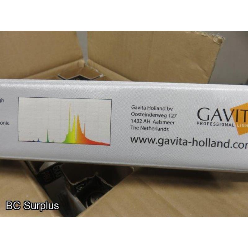 Q-578: Gravita Pro 600w Replacement Bulbs – Unused – 1 Case