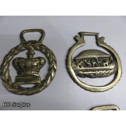 Q-598: Vintage Horse Brass – 12 Items