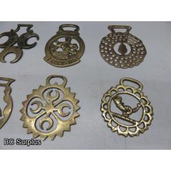 Q-591: Vintage Horse Brass – 16 Items